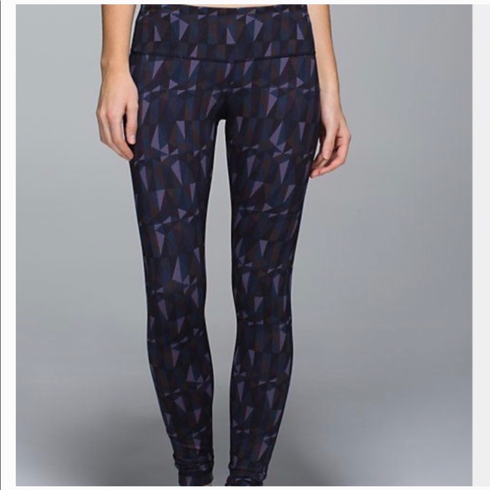 Lululemon mosaic pattern Wunder Under leggings